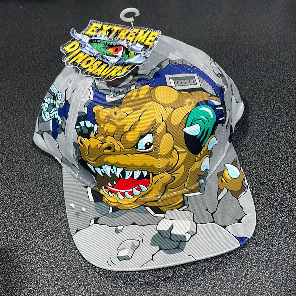 Dino Snapback Hat adjustable youth boys kids T-Rex Dinosaur Party Costume Sale